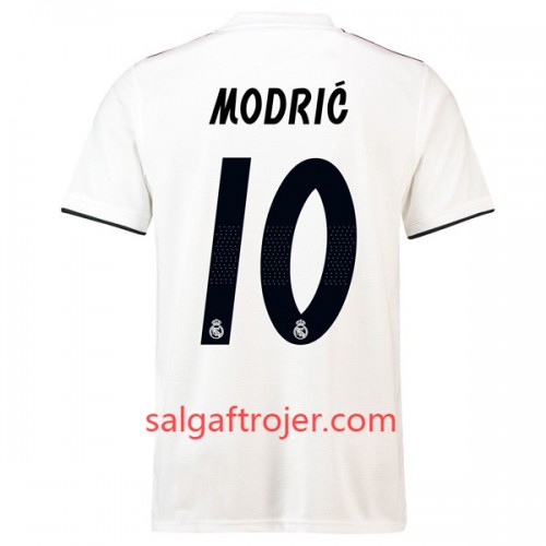 Real Madrid Fodboldtrøjer Modric 10 Hjemmebanesæt 2018/19 Kort ærmer Real Madrid Fodboldtrøjer Modric 10 Hjemmebanesæt 2018/19 Kort ærmer